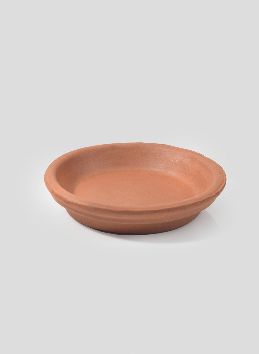 3in Wide Sottovaso Clay Saucer Decor Jamaligarden