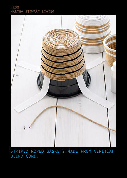 Cotton Venetian Blind Cord Decor Jamaligarden