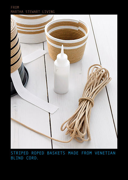 Cotton Venetian Blind Cord Decor Jamaligarden