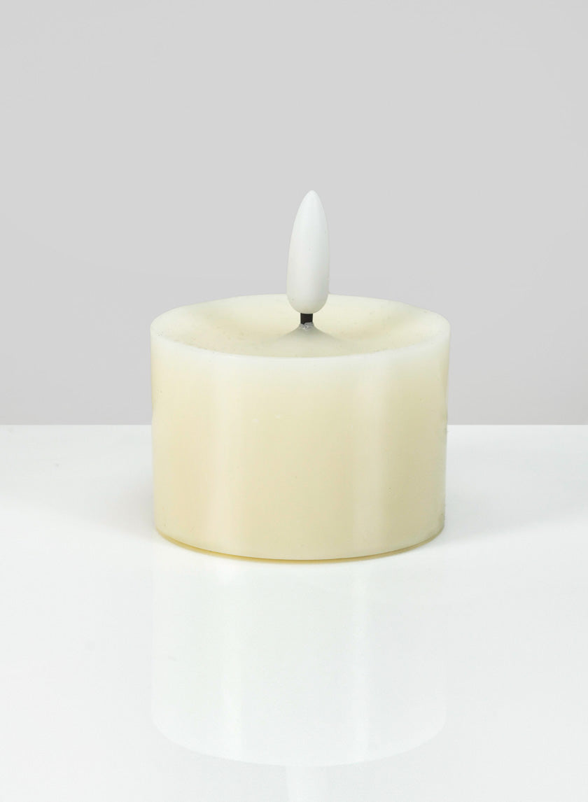 3D Flame Warm White LED Wax Candle Decor Jamaligarden