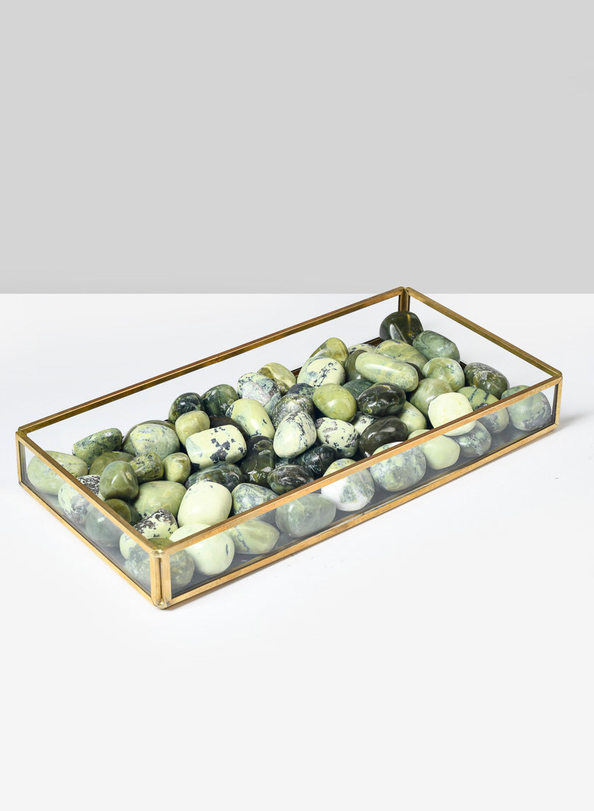 Tumbled Serpentine Stone, 1kg Decor Jamaligarden