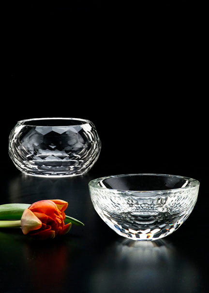 Faceted Crystal Bowls Decor Jamaligarden