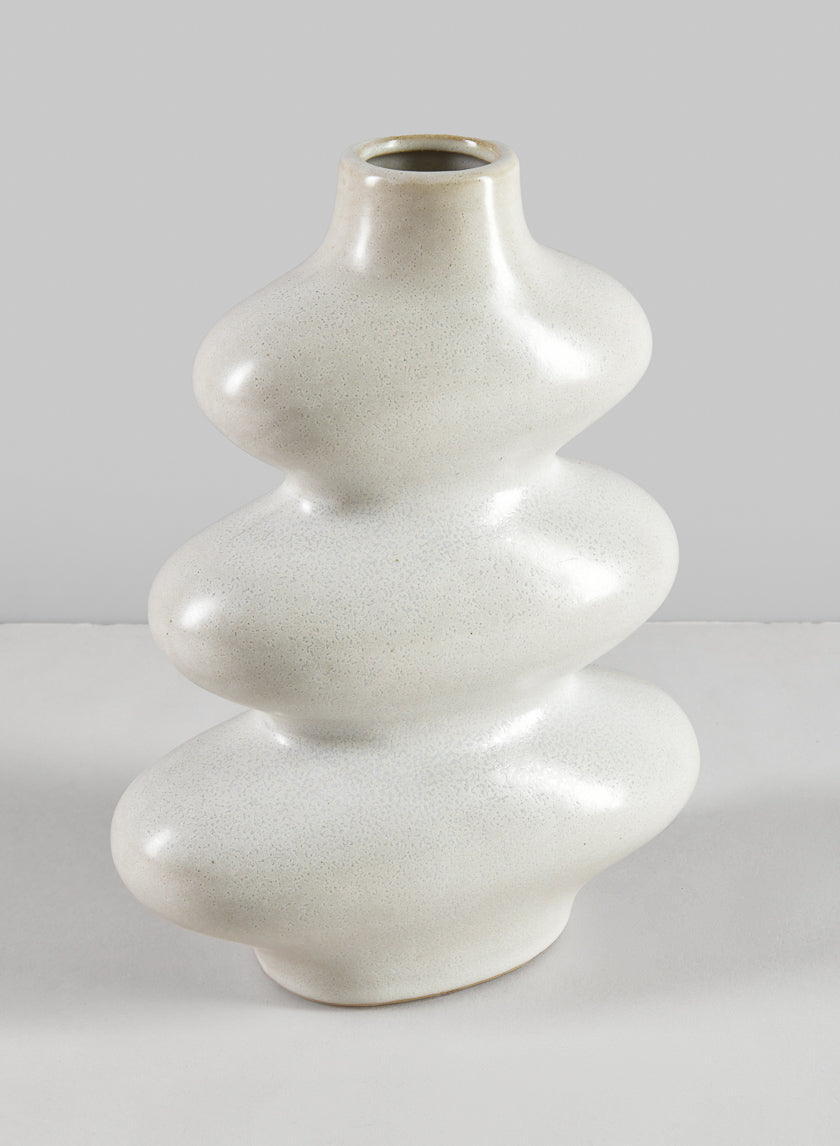9in Tall Nuage Deco Ceramic Vase Decor Jamaligarden