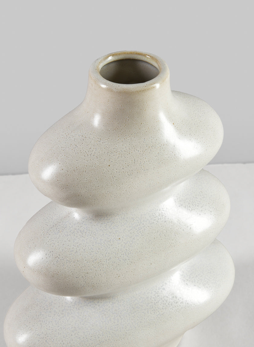 9in Tall Nuage Deco Ceramic Vase Decor Jamaligarden