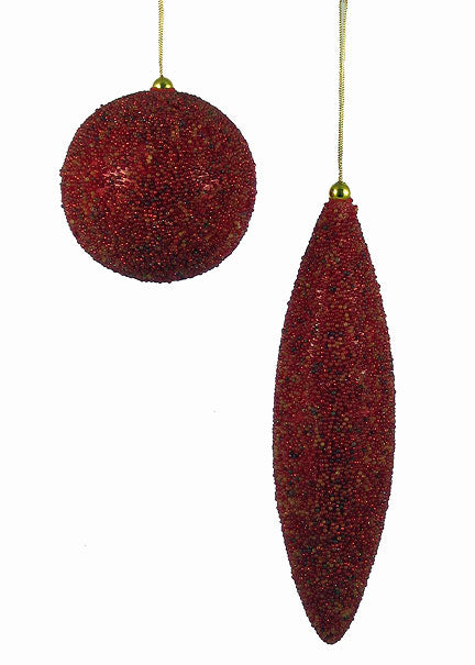 Red & Multicolor Beaded Ornaments Decor Jamaligarden