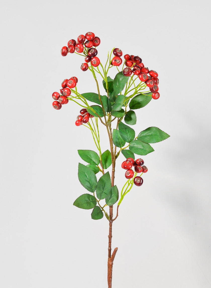 28in Long Red Berry Pick Decor Jamaligarden