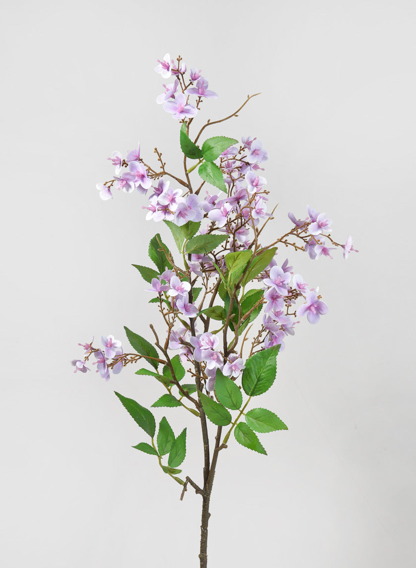 32in Long Purple Spring Blossom Branch Decor Jamaligarden