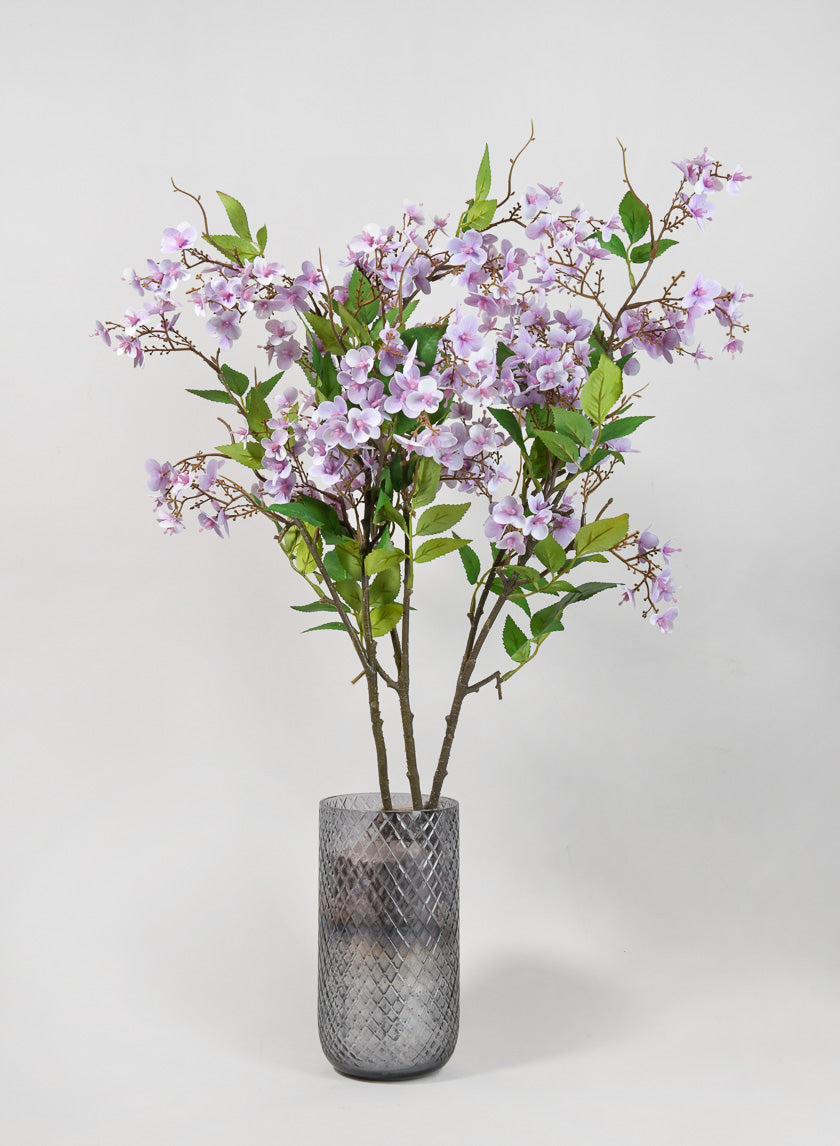 32in Long Purple Spring Blossom Branch Decor Jamaligarden