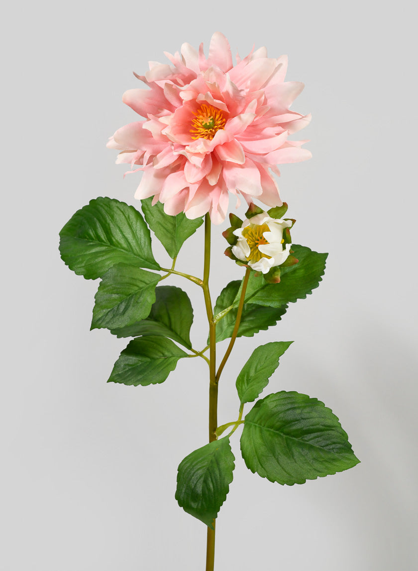 29in Long Pink Dahlia Stem, Case of 12 Decor Jamaligarden