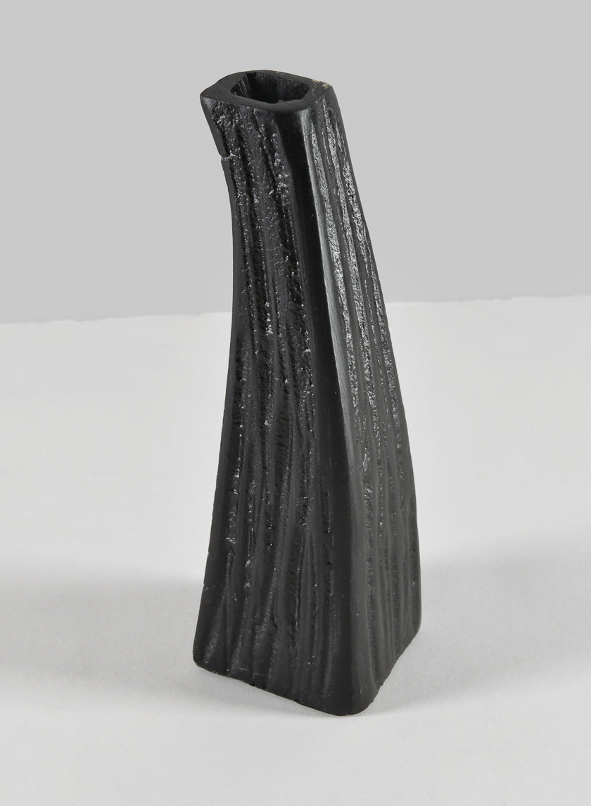 6in Tall Aluminum Emma Barn Style Black Mini Vase Decor Jamaligarden