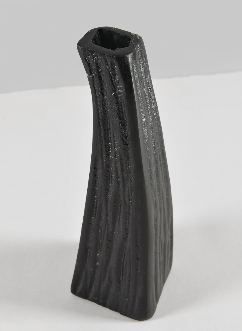 6in Tall Aluminum Emma Barn Style Black Mini Vase Decor Jamaligarden
