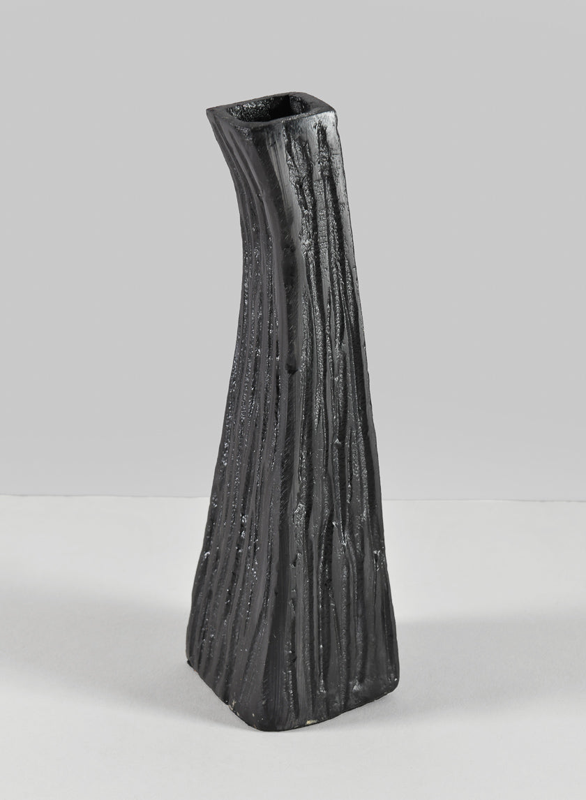 8in Tall Aluminum Emma Barn Style Black Mini Vase Decor Jamaligarden
