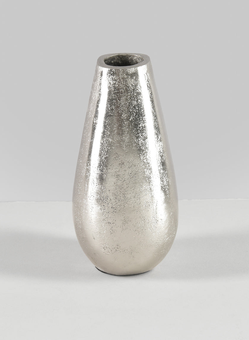 5.5in Tall Aluminum Jacques Sliver Vase Decor Jamaligarden