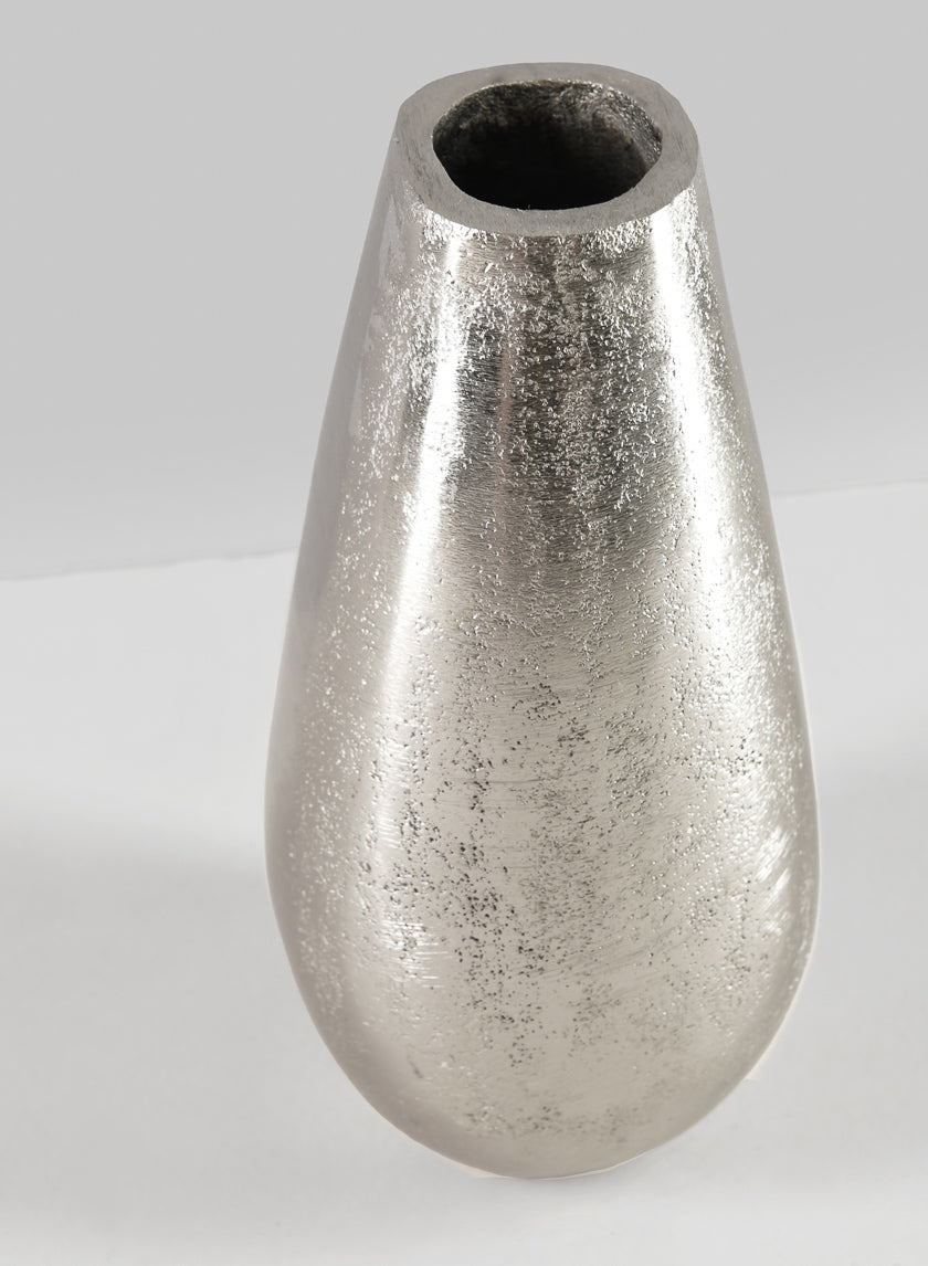 5.5in Tall Aluminum Jacques Sliver Vase Decor Jamaligarden