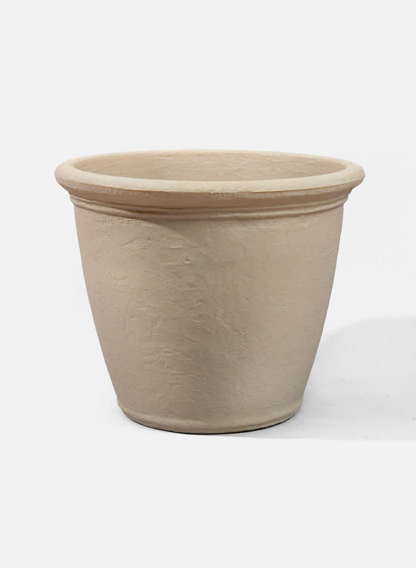 20in Tall Antique White Kiri Planter Decor Jamaligarden