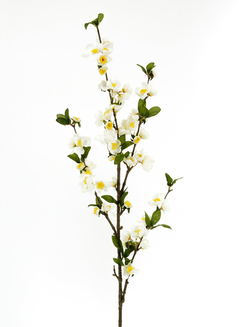 39in Long Cream Apple Blossom Branch Decor Jamaligarden