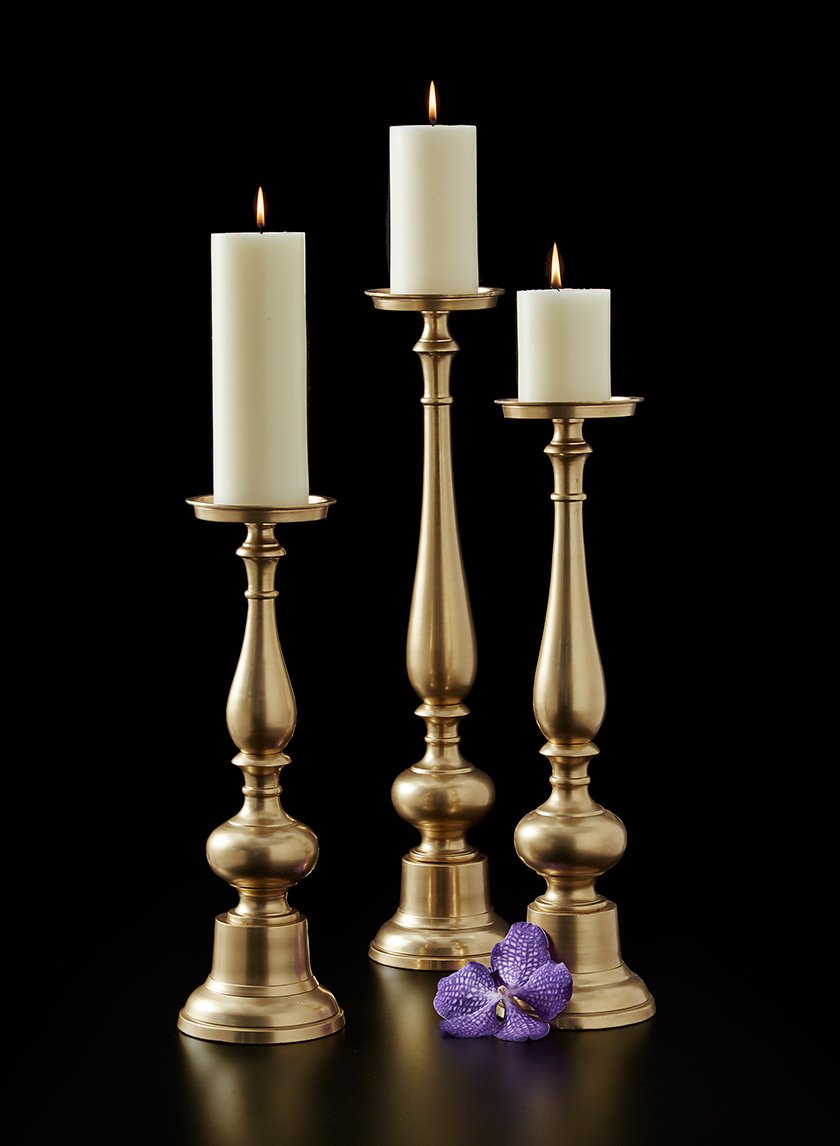 Gold Pillar Holders Decor Jamaligarden