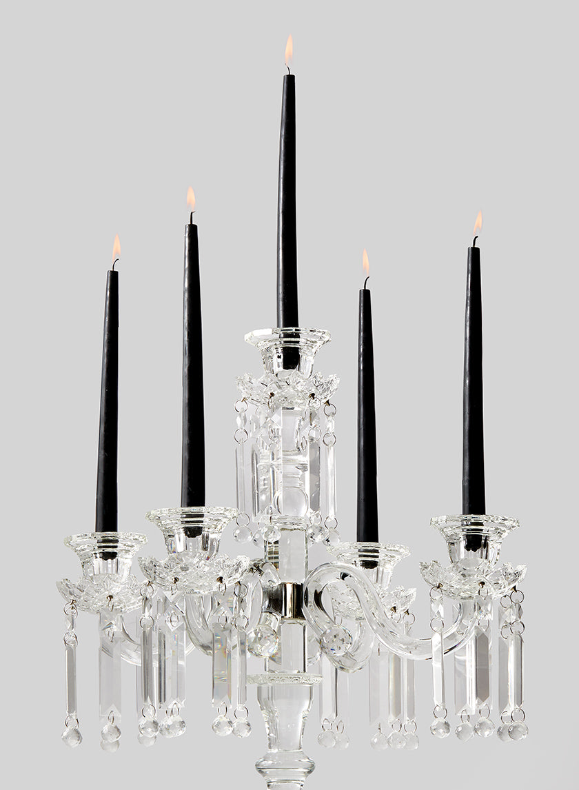 12in Black Taper Candles Decor Jamaligarden