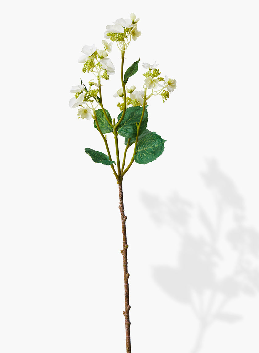 25in Long White Hydrangea Spray Decor Jamaligarden