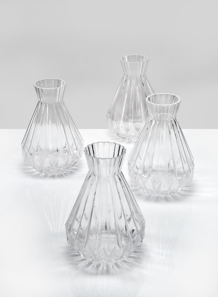 6.5in Tall Bonbon Glass Vase Decor Jamaligarden