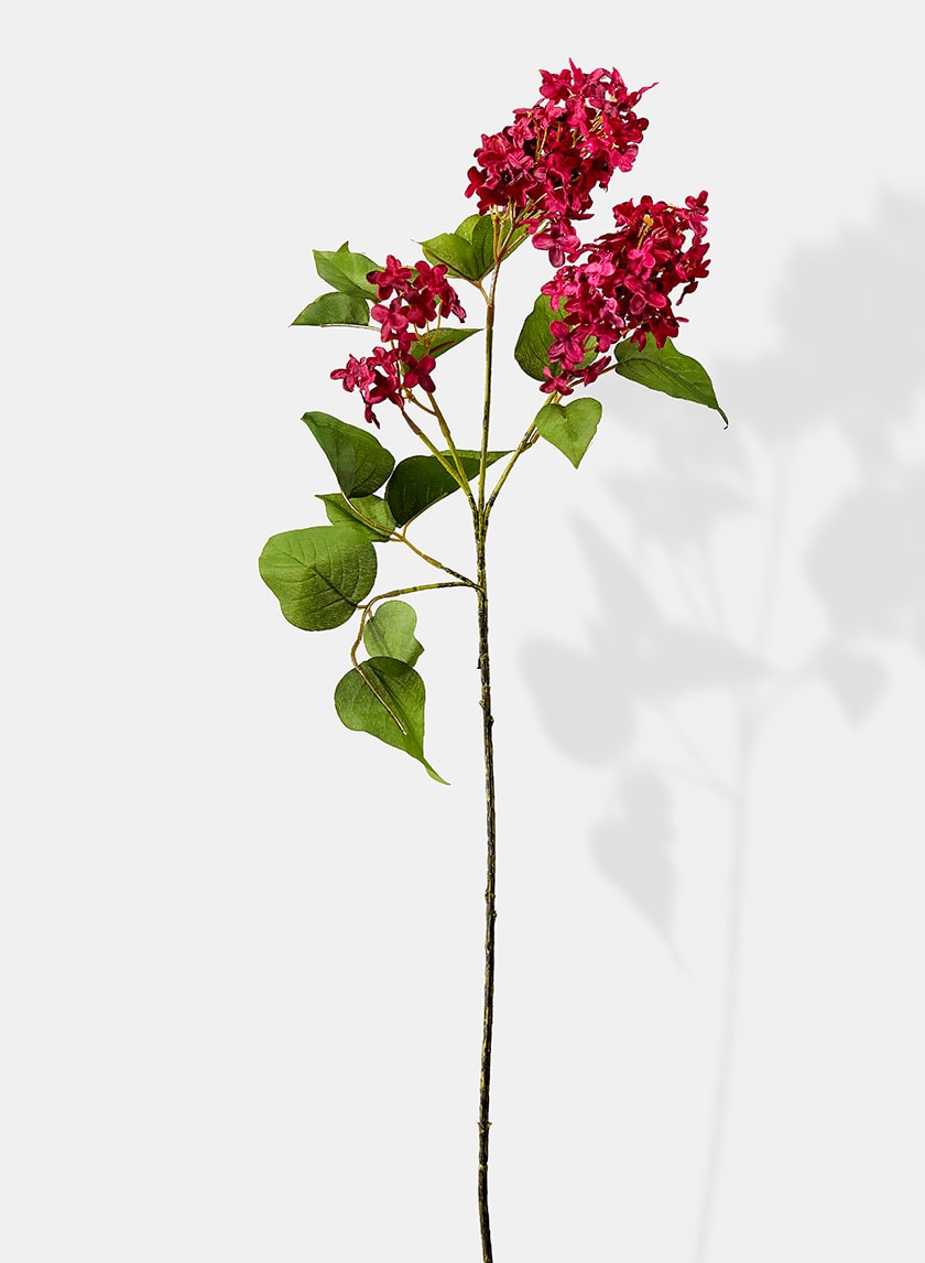 30in Long Burgundy Lilac Spray Decor Jamaligarden