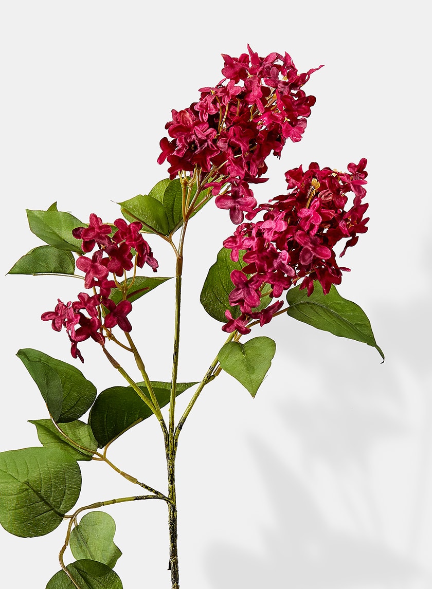 30in Long Burgundy Lilac Spray Decor Jamaligarden