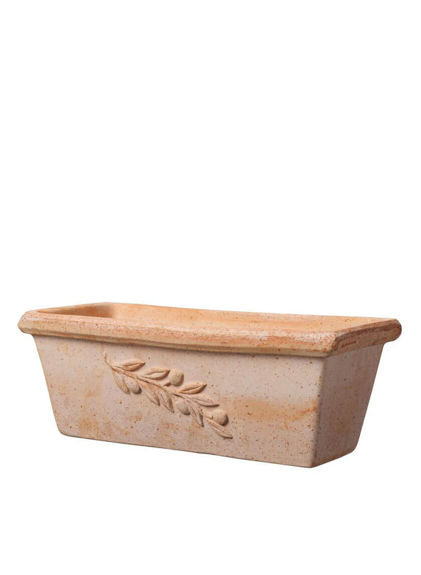 12in Long Cassetta Olive Flower Box Decor Jamaligarden