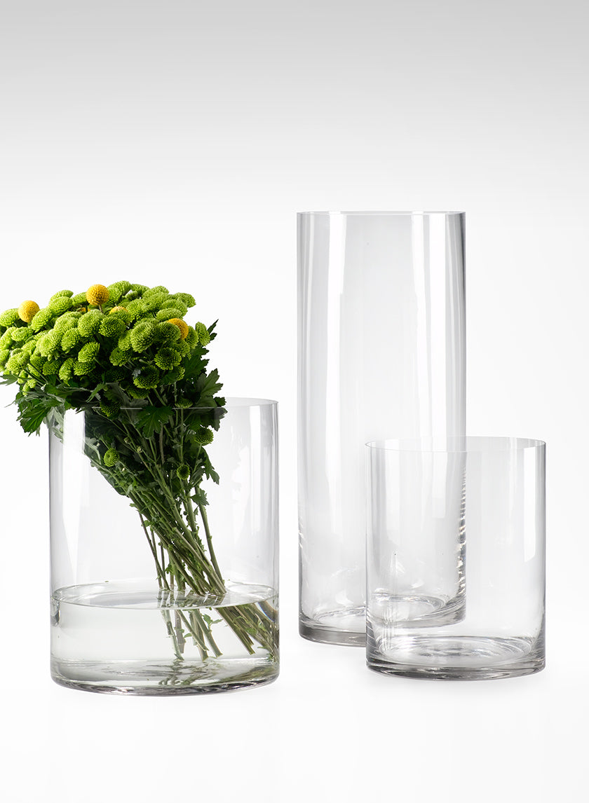 Clear Glass Cylinders Decor Jamaligarden