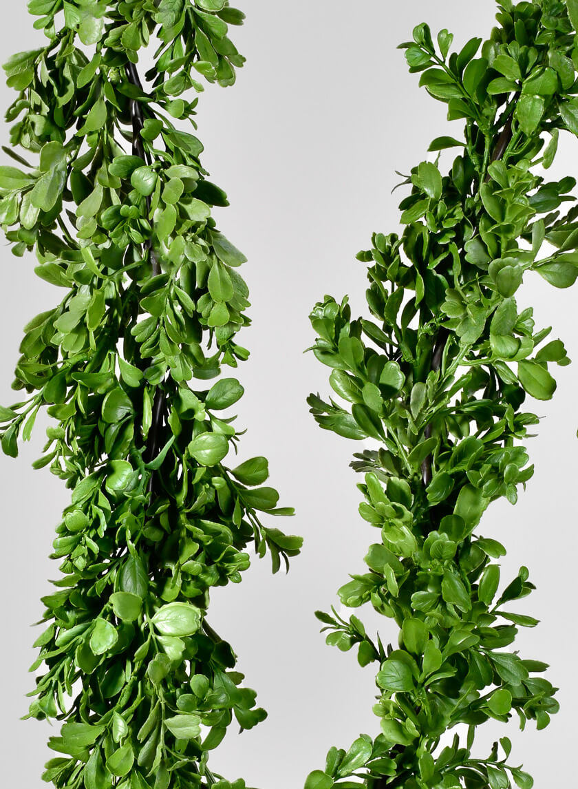 6ft Long Boxwood Garland Decor Jamaligarden