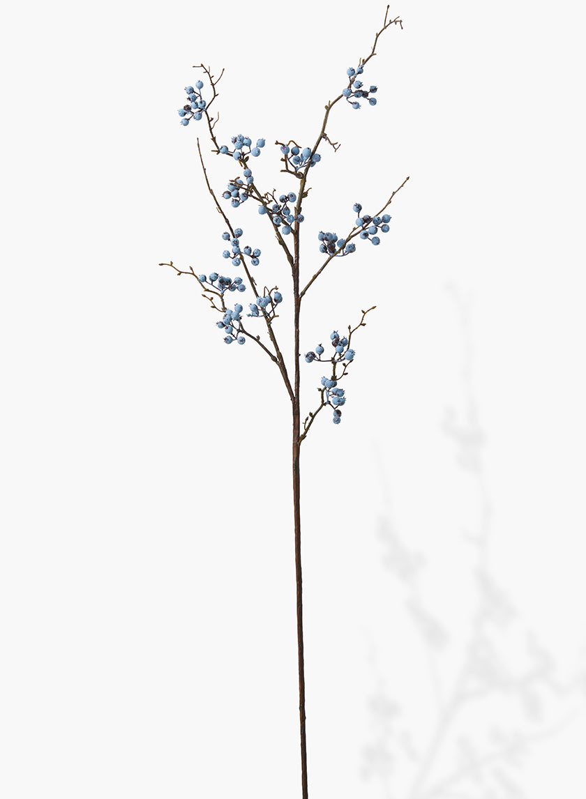 45in Long Blueberry Branch Decor Jamaligarden