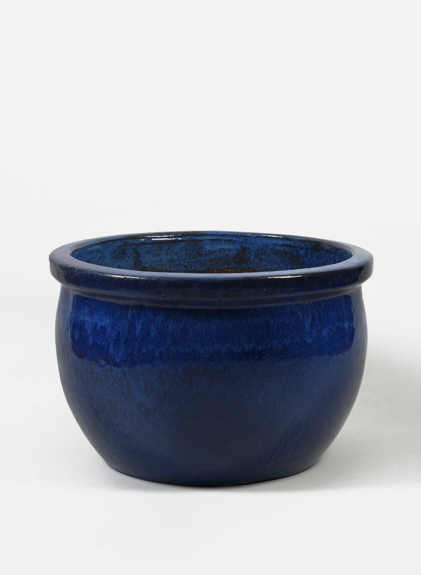 Falling Blue Bavarian Pots Decor Jamaligarden
