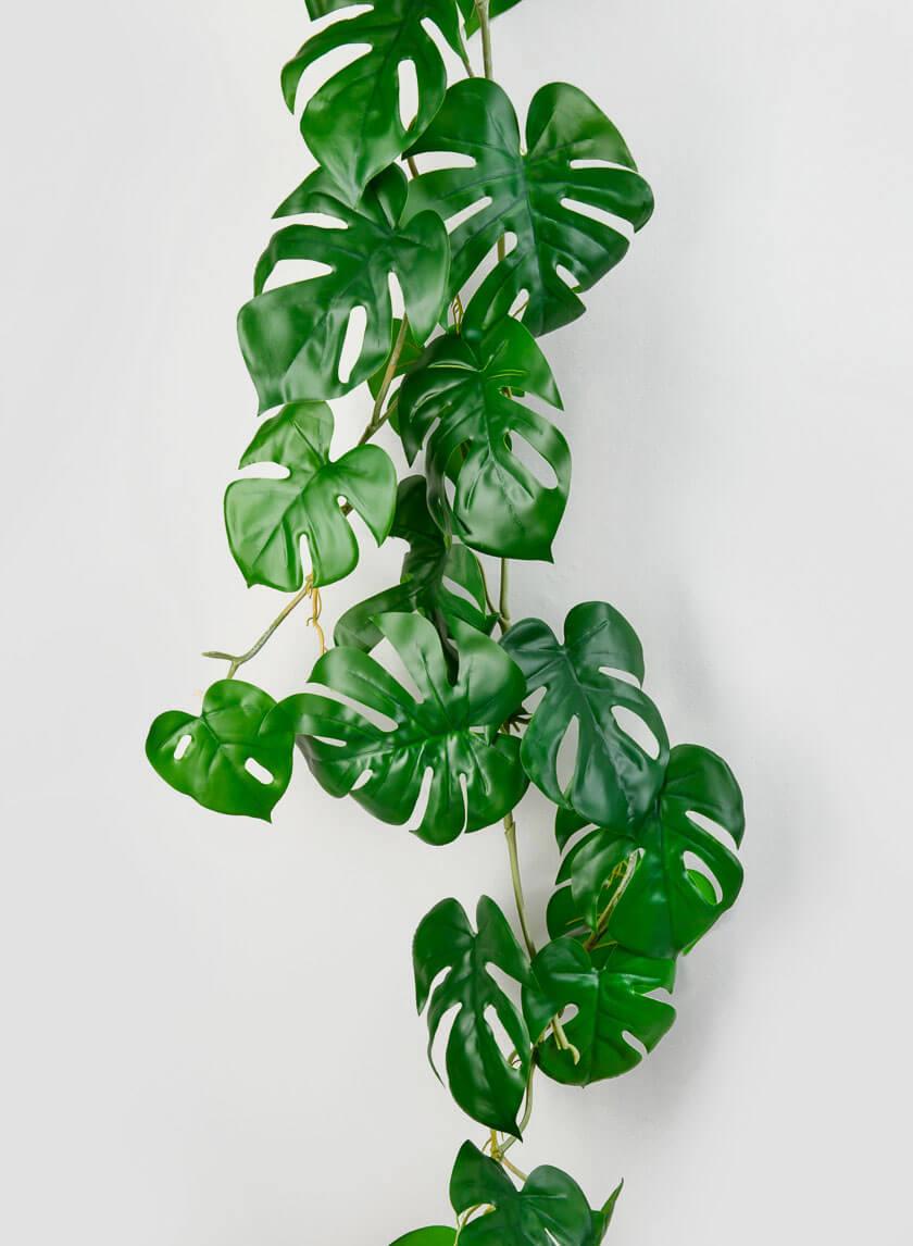 41in Long Monstera Leaf Vine Decor Jamaligarden