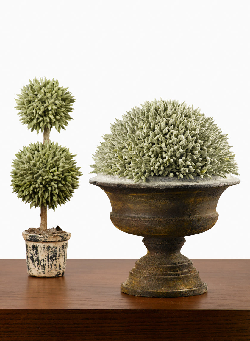 10 1/2in Faux Succulent in Paper-Mache Urn Decor Jamaligarden