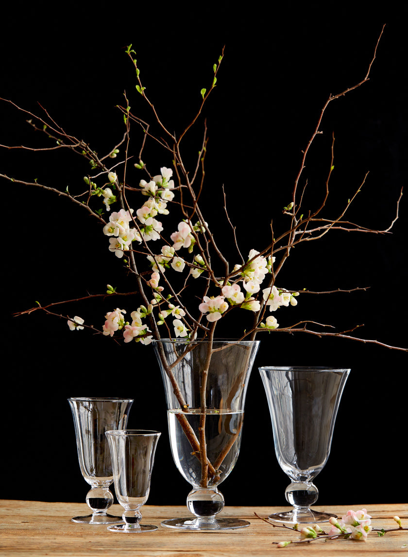 Vienna Clear Glass Urns Decor Jamaligarden