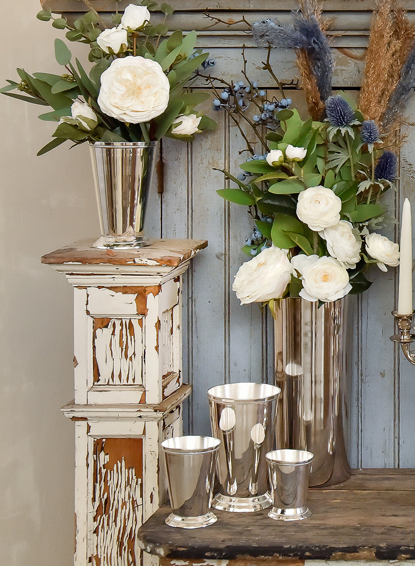 Silver Julep Cup Vases Decor Jamaligarden