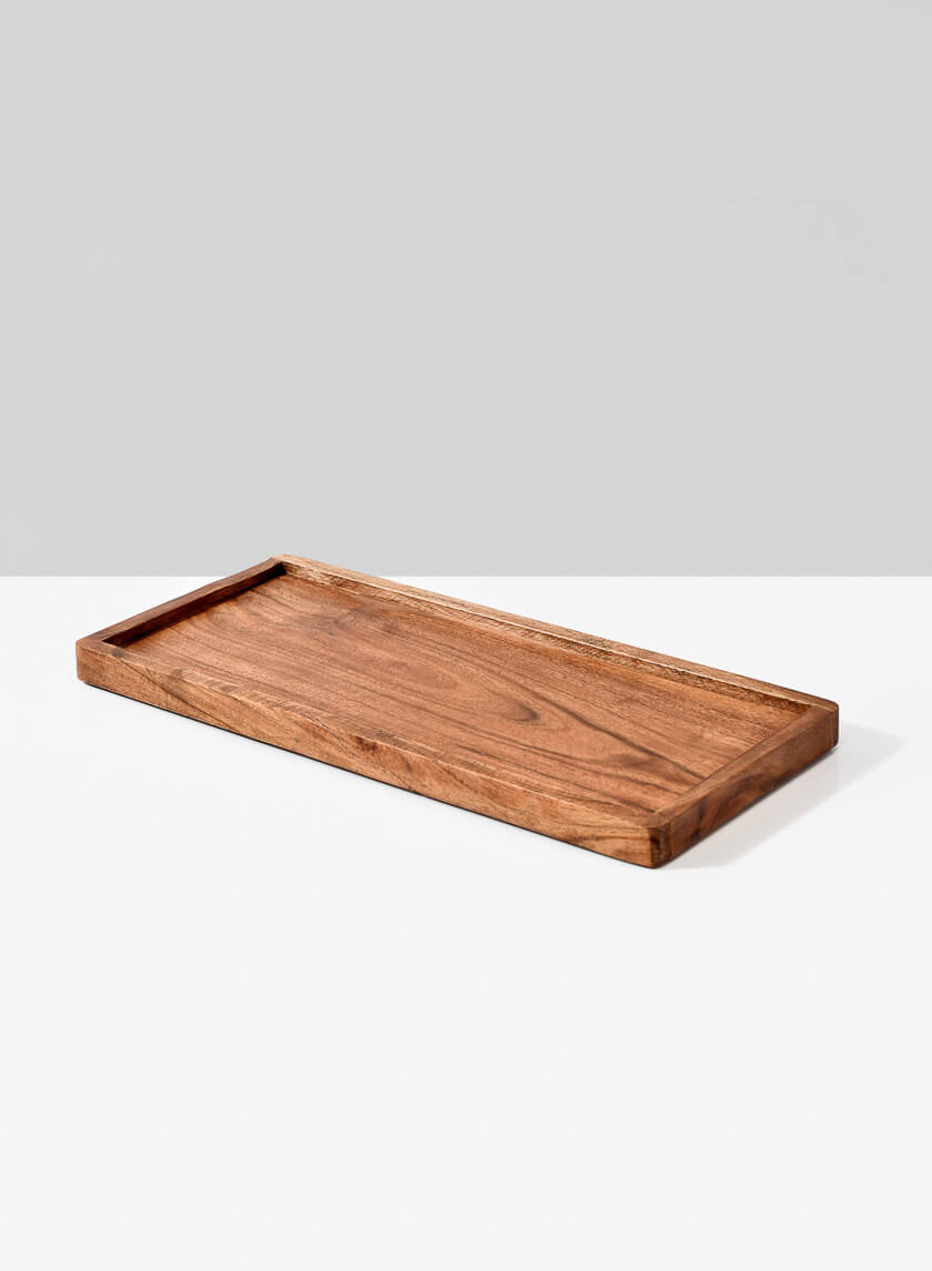 12in Long Lambok Wood Tray, Medium Decor Jamaligarden