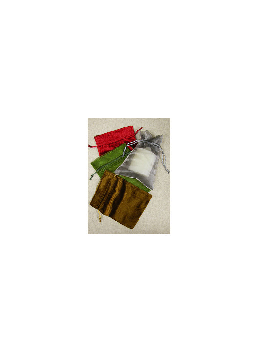 Large Organza+Velvet Pouches Decor Jamaligarden