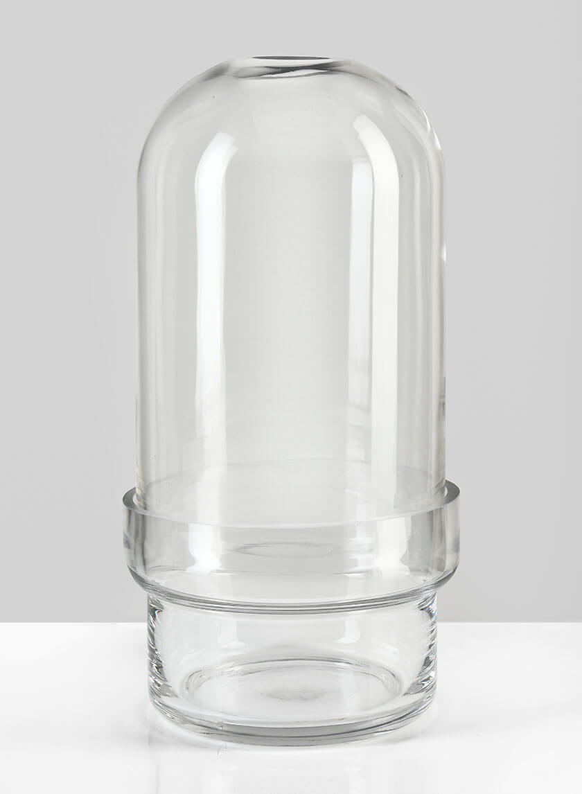 11in Tall Swazi Glass Terrarium, Large Decor Jamaligarden