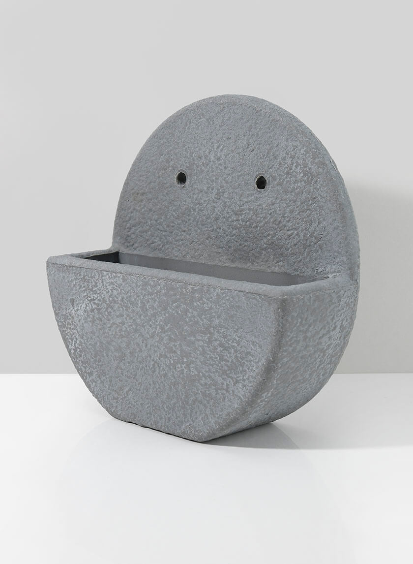 12in Wide Light Gray Picote Wall Planter Decor Jamaligarden