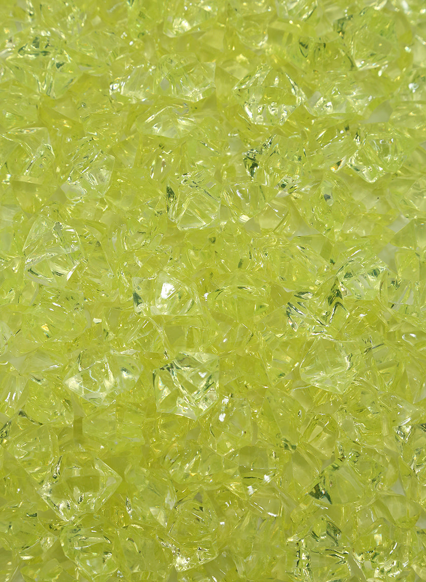 Light Green Acrylic Sea Glass Decor Jamaligarden