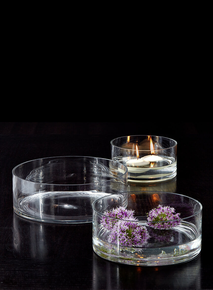 Floating Candle Glass Bowls Decor Jamaligarden