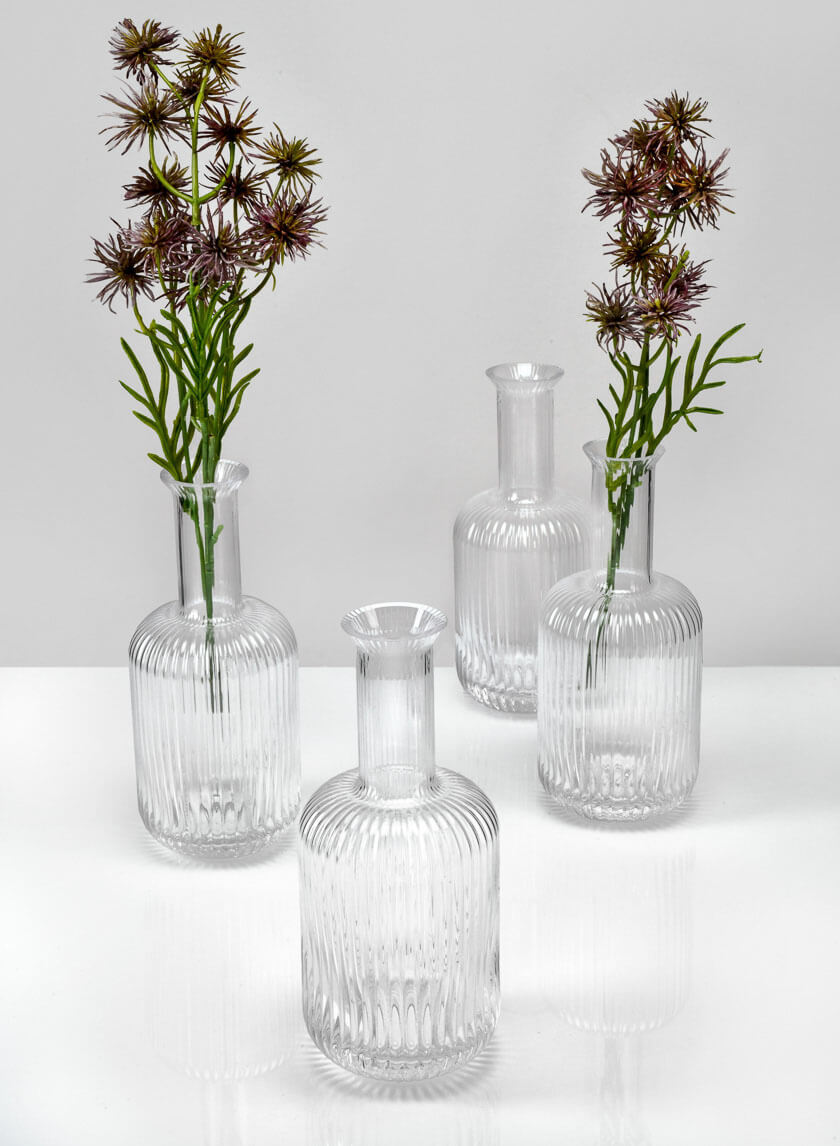 7.75in Tall Marie Curie Flask Glass Vase Decor Jamaligarden