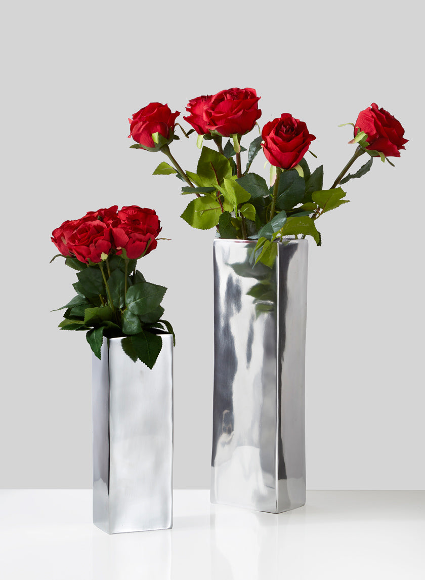 Aluminum Rectangle Vases Decor Jamaligarden