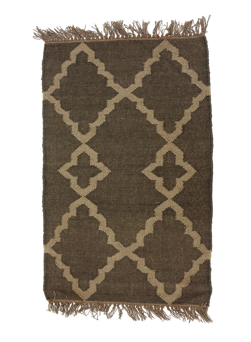 4 x 6ft Moor Waves Wool &amp; Jute Rug Decor Jamaligarden