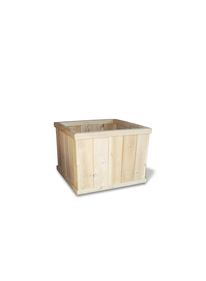 Natural Cedar Square Planters Decor Jamaligarden