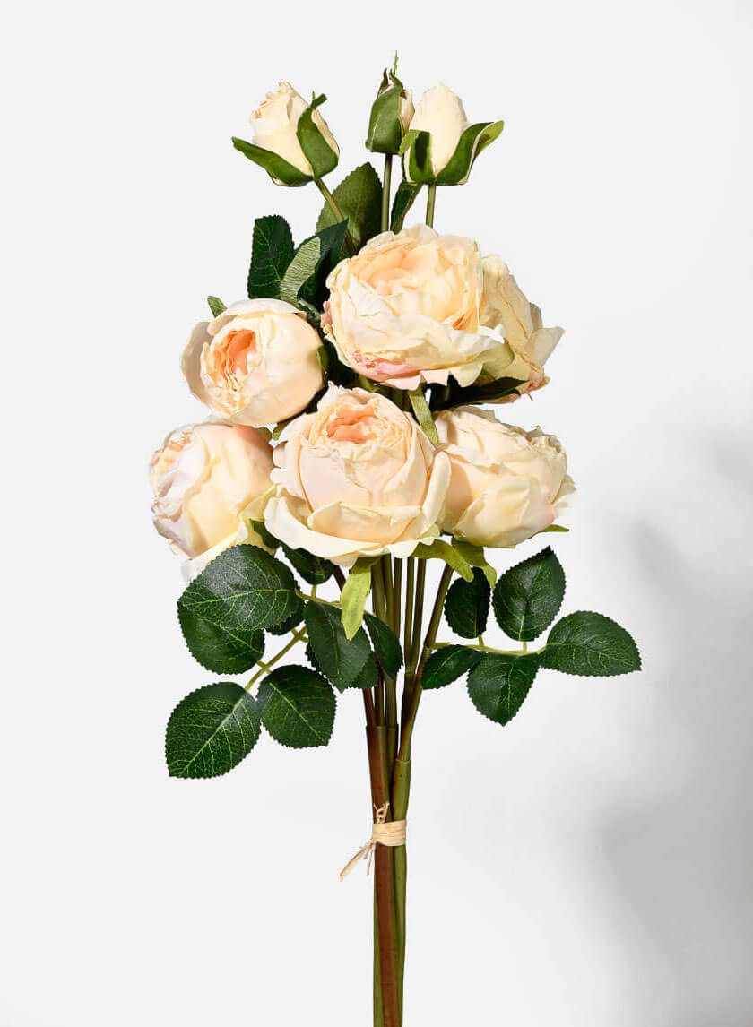 24in Long Pastel Yellow Roses Bouquet Decor Jamaligarden