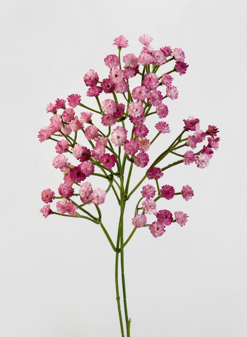 16in Long Pink Gypsophila Spray Decor Jamaligarden