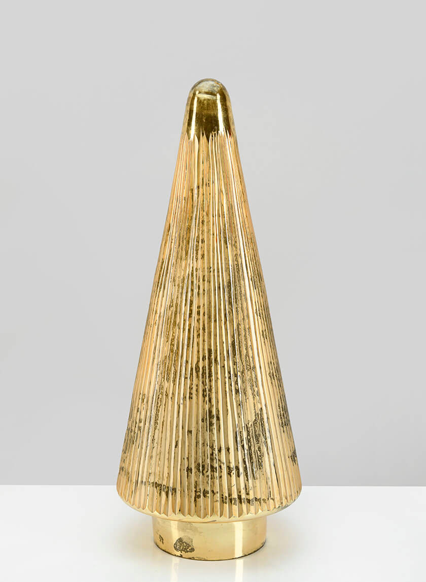 14.75in Tall Gold Arrow Stripe Christmas Tree Decor Jamaligarden