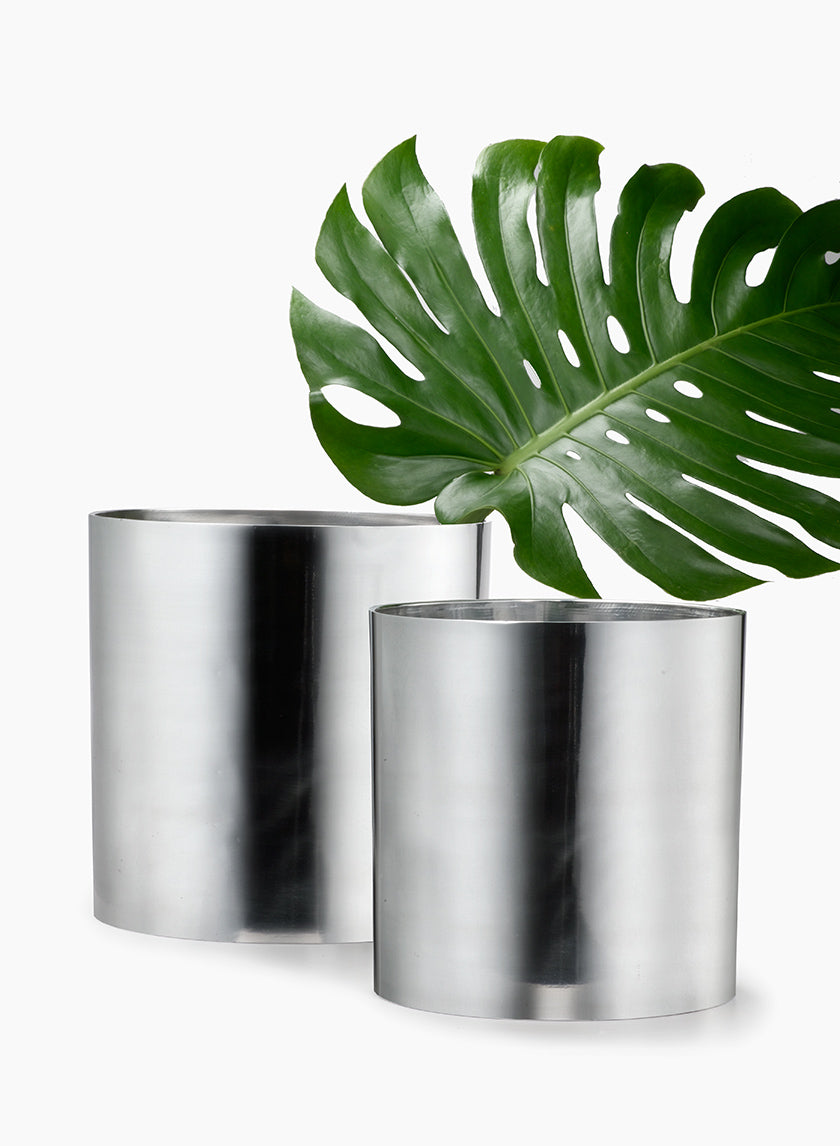 Aluminum Cylinder Vases Decor Jamaligarden