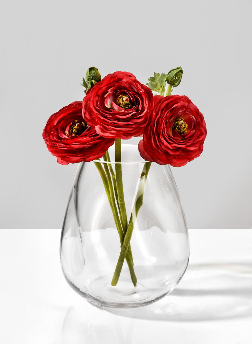 7.25in Tall Majorca Short Hand Blown Glass Vase Decor Jamaligarden